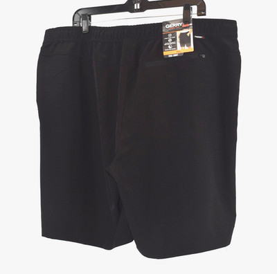 Gerry Mens XXL Trail Shorts NWT Stretch Zip Picket Elastic Waist Drawstring