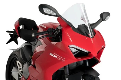 Écran Puig R-Racer pour Ducati PANIGALE V4, PANIGALE V4S, entre autres - Photo 1/4