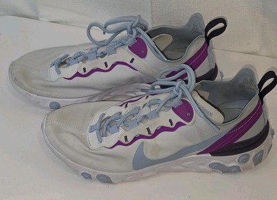 Nike Women s React Element 55  Athletic Running Sneakers Size EU 39 US 8.5