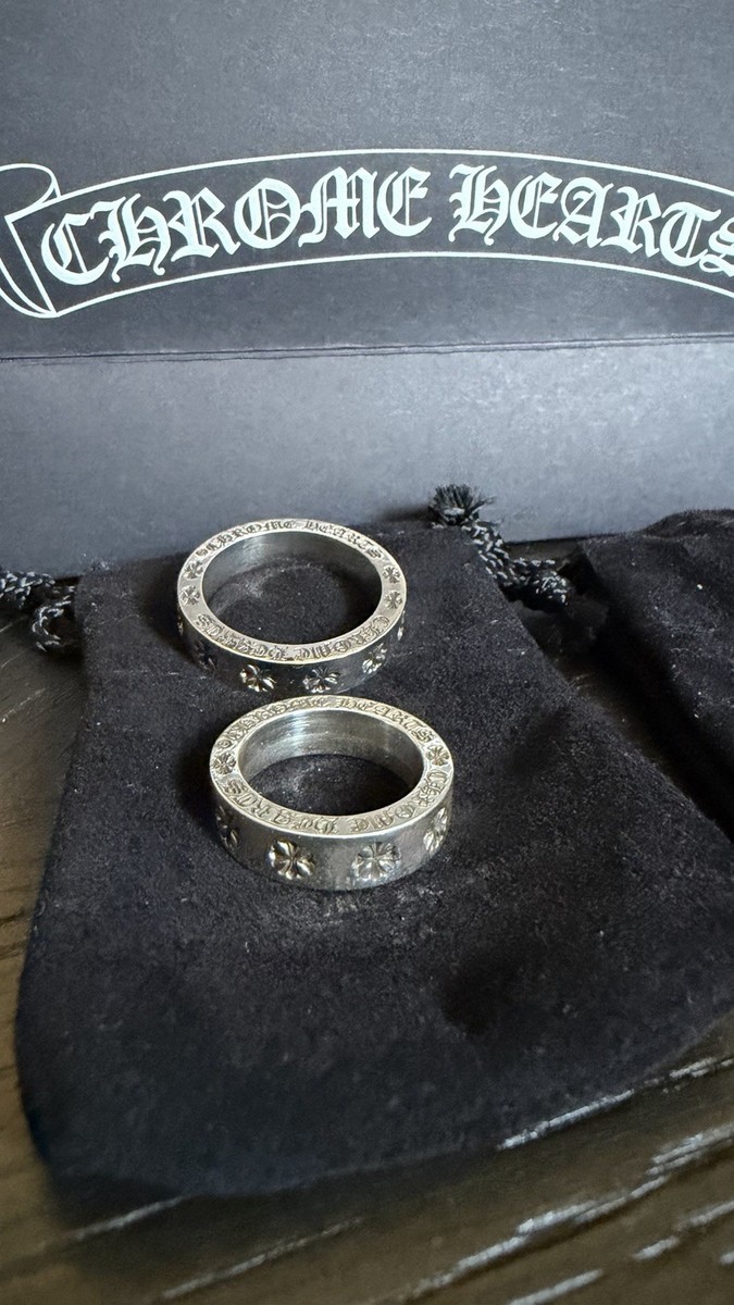 Chrome hearts FOREVER RINGS Size 6.5 & 11.5 | eBay