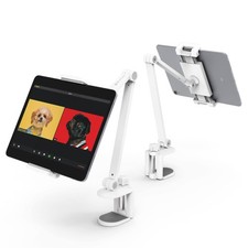 iPad Desk Mount, Adjustable Tablet Holder Clamp, 360 degree Rotation, Sturdy ...