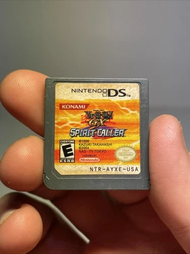 Yu-Gi-Oh GX Spirit Caller (Nintendo DS, 2007) Cart Only Damaged Label ReadTested