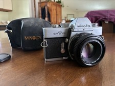 Minolta SRT-101 35mm SLR Film Camera with MD 50mm f/1.7 Lens
