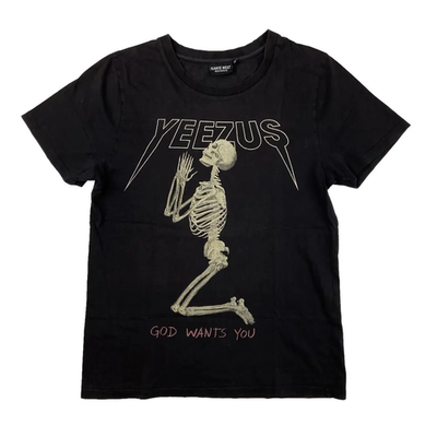 Kanye West Yeezus Tour Shirt God Wants You Rap Graphic T-Shirt S