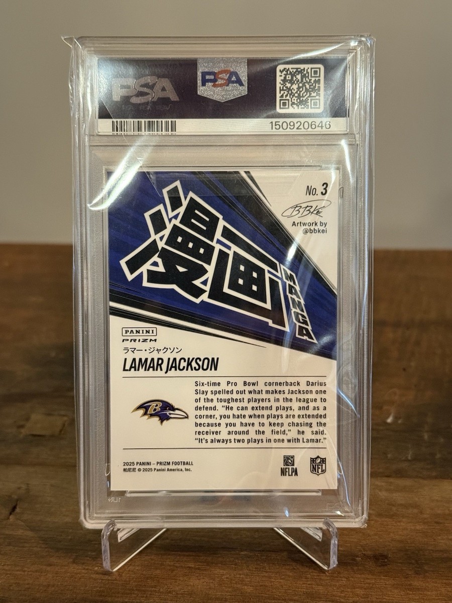 2025 Panini Prizm - Manga Vertical Lamar Jackson #3 for sale