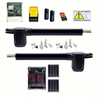 Satz Flächenvorhang Solar Bhe 500 Dfm 2 Anta Klopfer 24V Mit Sunpower 2 Batterie