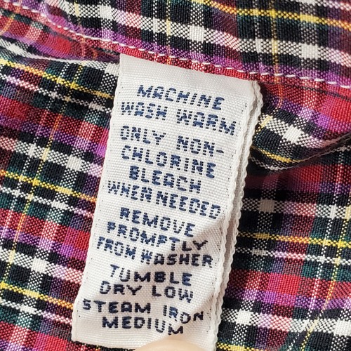 Ralph Lauren Shirt Mens 3XLT Tall Red Plaid Classic Fit Preppy Academia - Picture 6 of 10