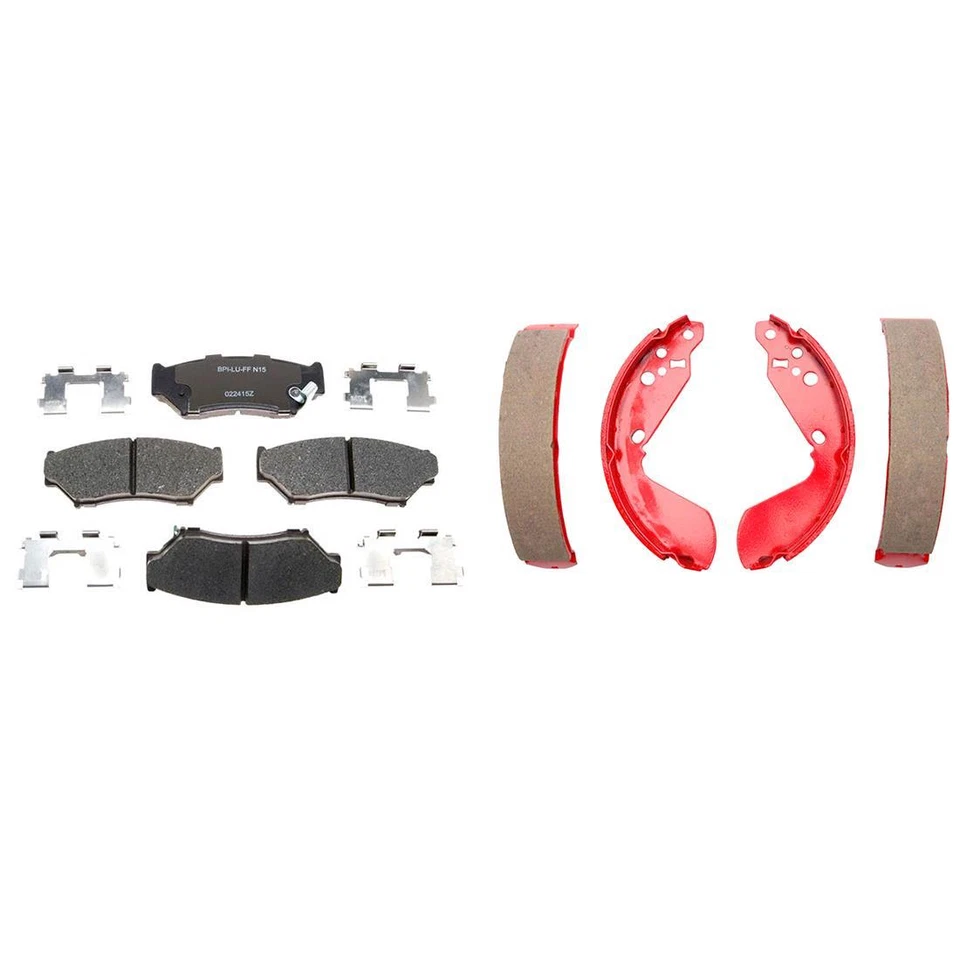 Kit pastillas de freno y zapatas de freno delanteras traseras de cerámica para Suzuki Sidekick 1991-1995 Foto 4 de 4