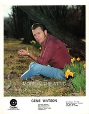 GENE WATSON COUNTRY AND WESTERN RECORDING ARTIST ORIG CAPITOL RECORDS PORTRAIT