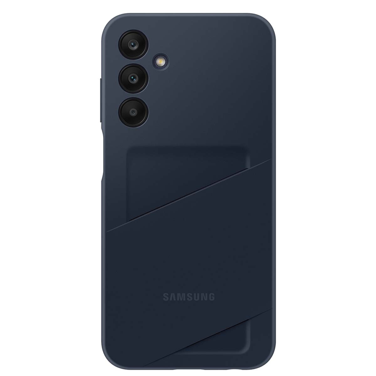 Coque Galaxy A25 avec porte-carte antichoc et fente CB bleu marine
