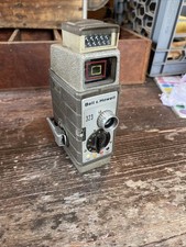 VINTAGE BELL  HOWELL MOVIE CAMERA IN ORIGINAL LEATHER CASE MODEL 323