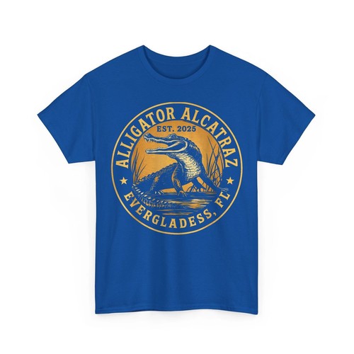 Alligator Alcatraz Florida Everglades Parody Design T-Shirt - Picture 9 of 9