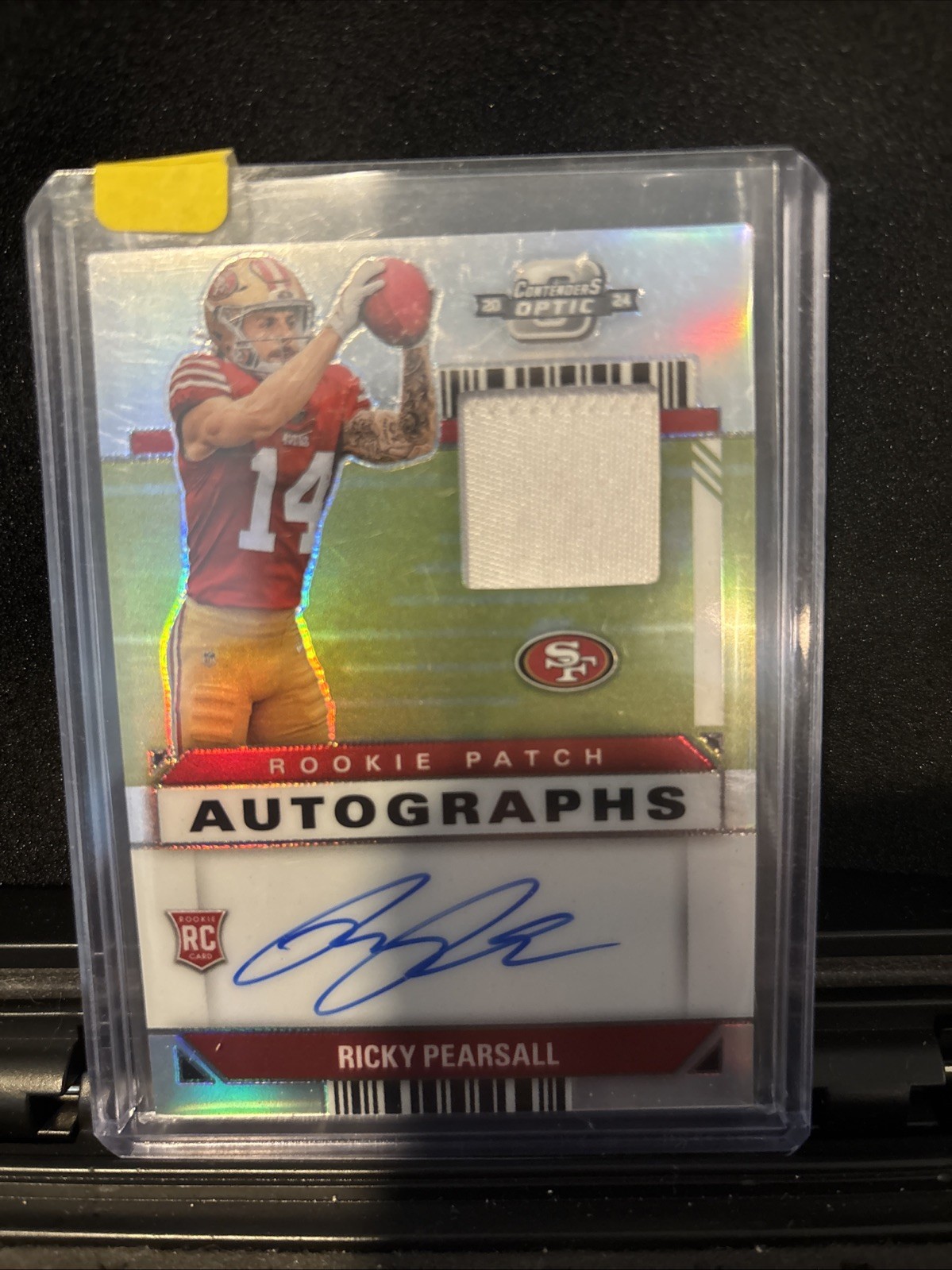 RICKY PEARSALL 2024 CONTENDERS OPTIC RPA ROOKIE SILVER RC AUTO /75 Q0027