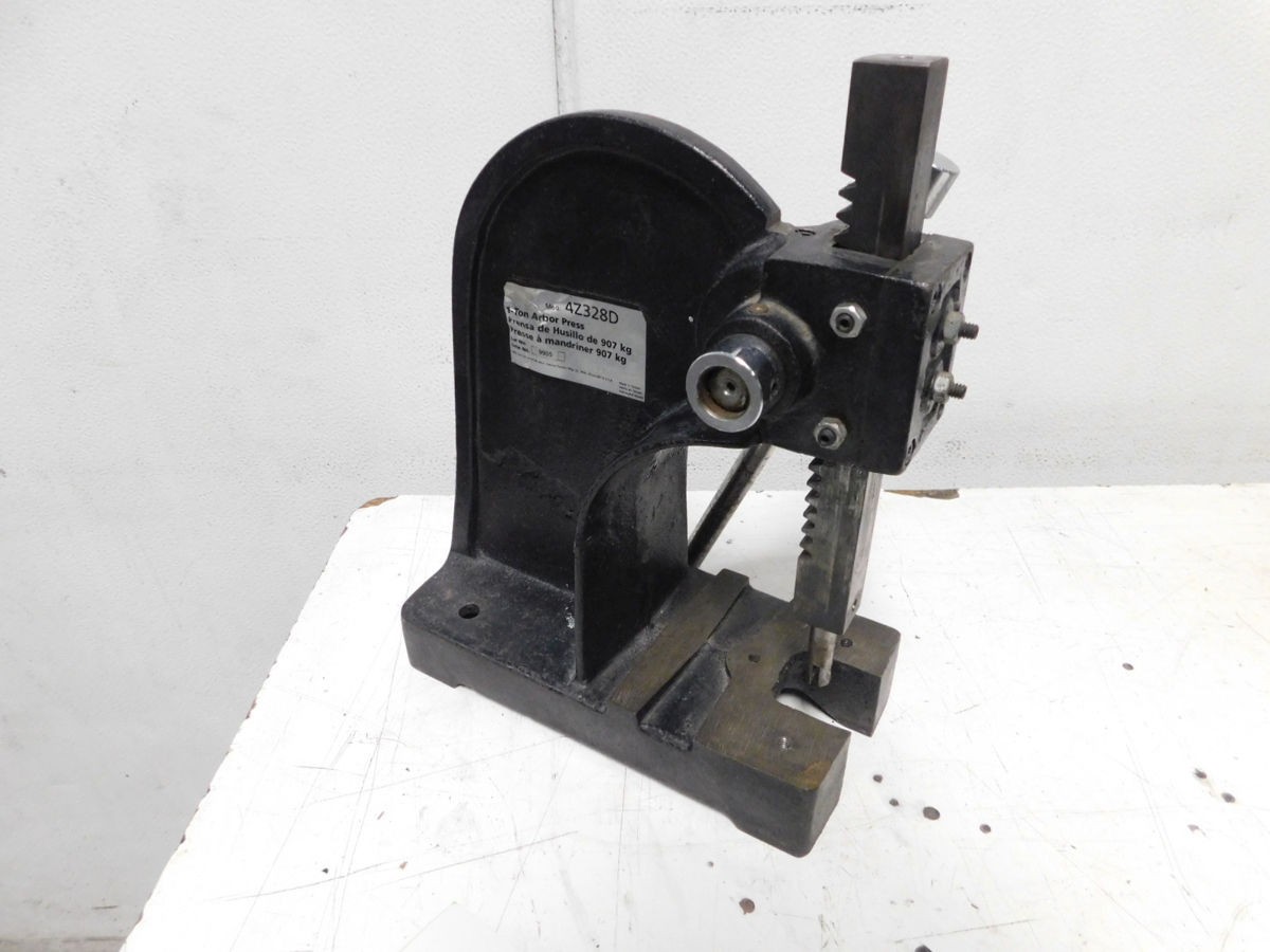 DAYTON 4Z328D ARBOR PRESS 1 TON M4791