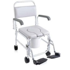 Sedia comoda per Wc e Doccia con ruote - Moretti
