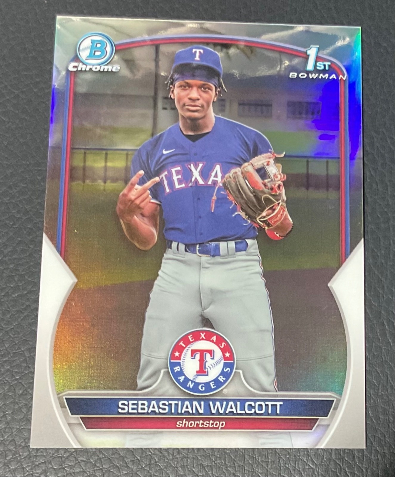 2023 Bowman Chrome Sebastian Walcott 1st Refractor /499!