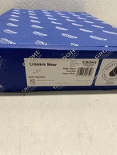 Grohe 20578243A Lineare 8" Bathroom Faucet, M-Size, 1.2 GPM Matte Black