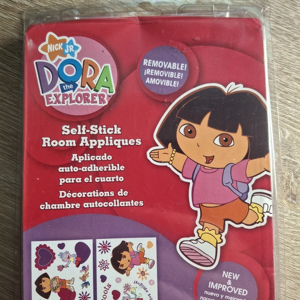 Dora la Exploradora Nick Jr. Apliques de habitación autoadhesivos extraíbles Y2K Foto 2 de 4
