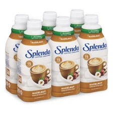 SPLENDA Sugar Free Hazelnut Coffee Creamer, 32 Fl Oz 32 (Pack of 6) 