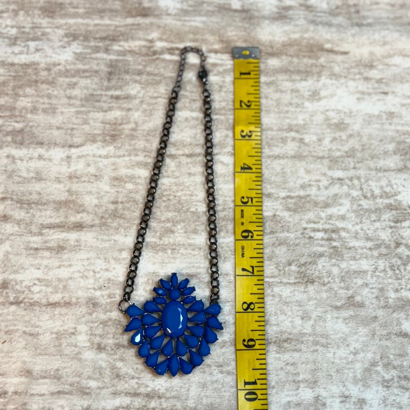 Necklace Bundle Geometric Gem Statement Retro Mil… - image 2