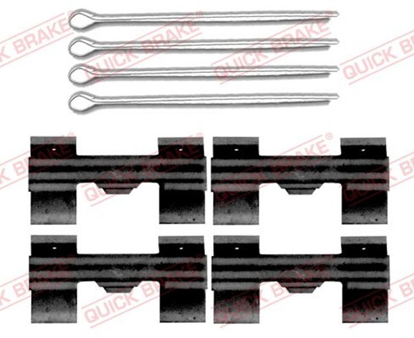 Quick Brake ZubehöRsatz Scheibenbremsbelag 109-0009 FüR LDV 400 Convoy Bus TDI-image