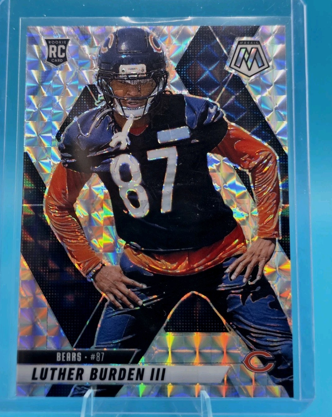 2025 Panini Mosaic - Rookies Luther Burden #383 Silver Prizm (RC)