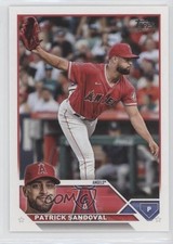 2023 Topps Series 1 Advanced Stat Back 251/300 Patrick Sandoval #327 gd1