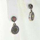 Arista UT University Of Texas Longhorns Earrings Citrine Sterling 14k Gold $650 — photo 2