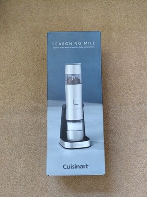 Cuisinart Elektrische Salz und Pfeffermühle Set Wiederaufladbar Frosted Pearl    