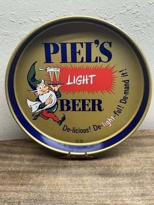 Vintage 12'' Piel's Light Beer ~De-licious! De-light-ful! De-mand it! ~Beer Tray