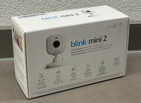 Blink Mini 2 Sicherheitskamera ÜBerwachungskamera Indoor/Outdoor Plug-In I Neu