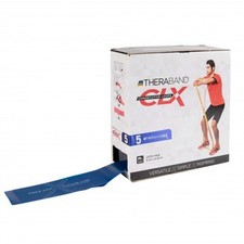 TheraBand CLX Resistance Band Blue Extra Heavy 22m Latex Free 110 Loops
