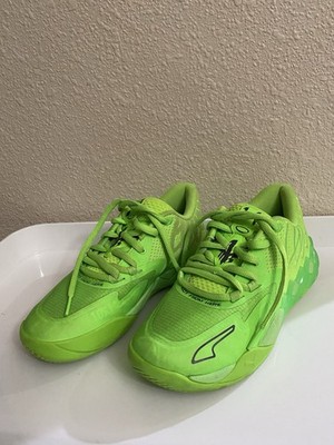 PUMA MB.01 LO SNEAKERS  GREEN GECKO  BASKETBALL MENS SIZE 5.5 LaMelo Ball DESIGN
