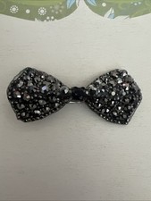 Rhinestone Bow Hair Clip Barrette 3  