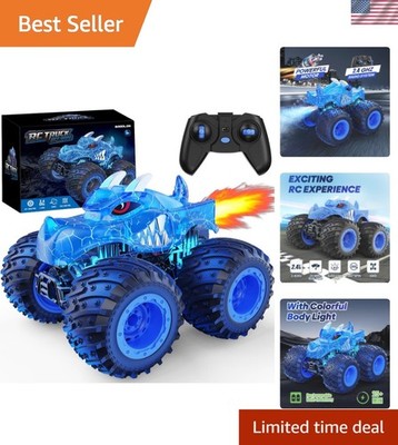 Remote Control Monster Car, 2.4GHz RC Monster Trucks Toys for 3 4 5 6 7 8  Ol...