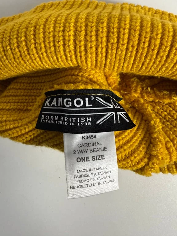 Gorro Kangol amarillo Foto 3 de 3