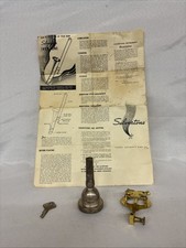 Silver tone Vincent Bach Corp. 6 1/2 AL Mouth Piece And Music Holder