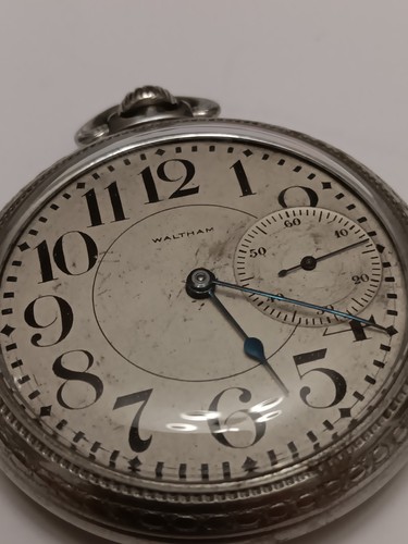 Montre De Poche Waltham 16S 21 Rubis 1908 Configuration Chasse - Rare, Fonctionne
