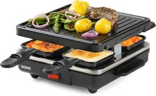 DO9147G Raclette Grill, Alloy Steel, 600 W, Black
