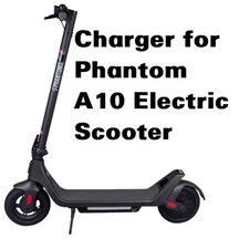 🔥ac adapter battery Charger for Phantomgogo  Phantom A10 electric scooter