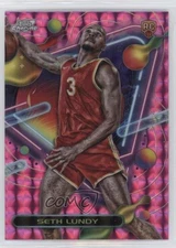 2023-24 Topps Cosmic Chrome Pink Galaxy Refractor Seth Lundy #191 Rookie RC