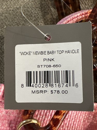 NWT Studio 33 Woke Newbie Baby Top Handle Pink Crossbody Handbag Purse Free S/H - Picture 6 of 6