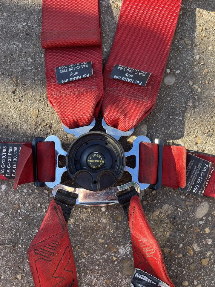 Arnés Schroth Camlock 5 puntos - rojo CADUCADO Foto 3 de 4