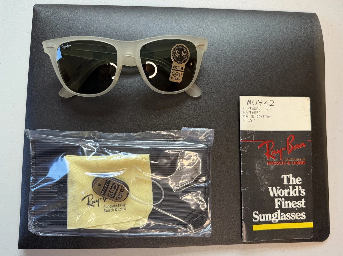 B&L RAY-BAN WAYFARER 未使用フルセット Ray Ban Wayfarer B L In Vintage Sunglasses for sale | eBay