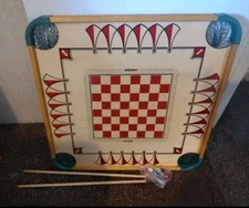 Antique~2~Sided Carrom Game Board by The Carrom Company 28 3/4” ( 1920’s )