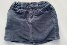 GAP Kids corduroy skirt for girls size 4/5 Blue/ gray adjustable waist