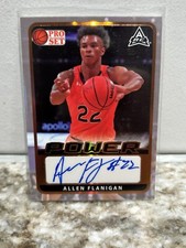 2021-22 Pro Set Power Allen Flanigan ARC Autograph No. BA-AF1