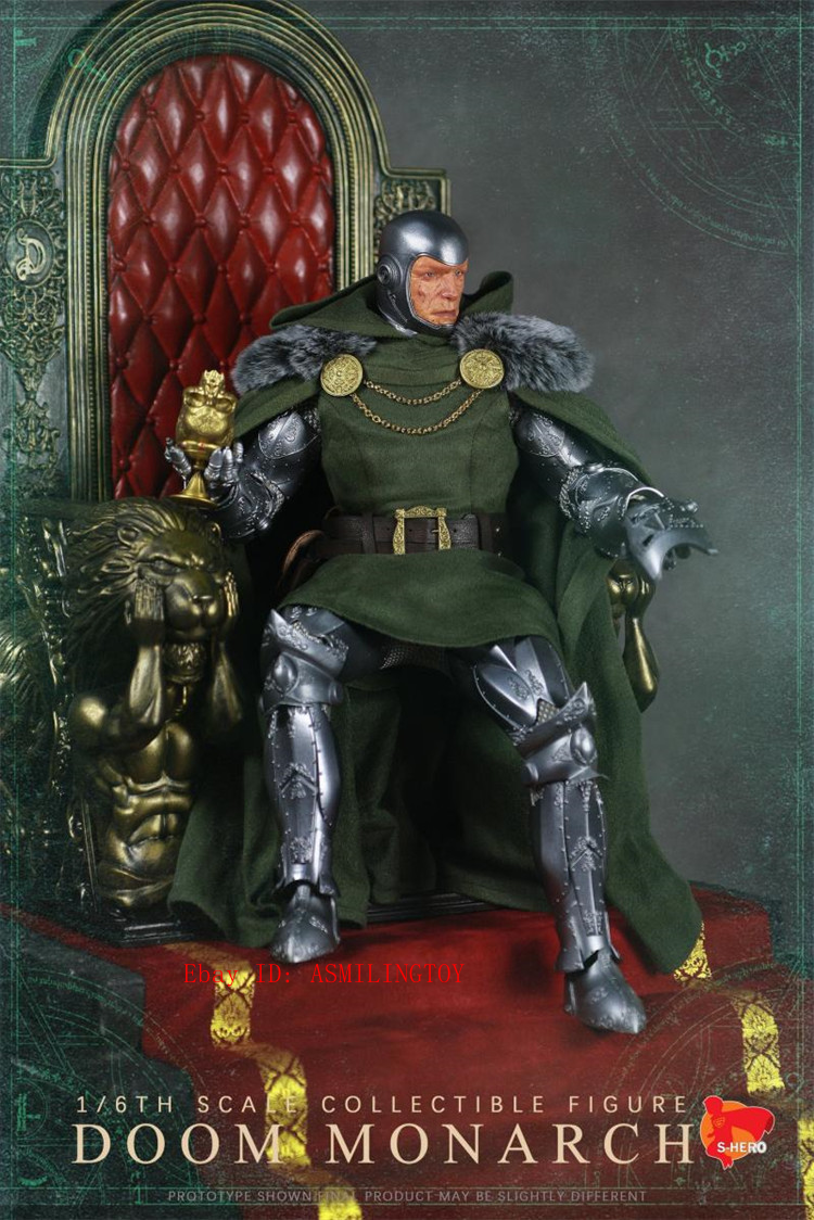 S-HERO SH001 Doom Monarch 1/6TH Collectible Action Figure In Stock