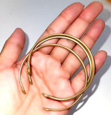 ฺBrass bracelets vintage Collectibles bangle decorations Rare set Beautiful set3
