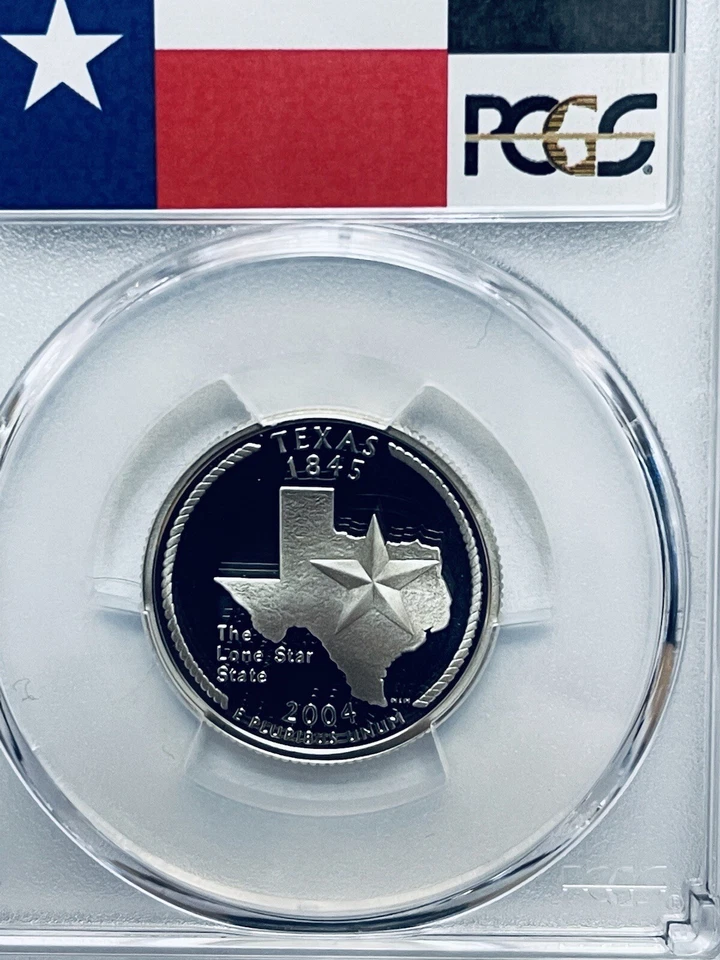 2004-S Texas Statehood Silver Quarter PCGS PR70DCAM - Image 4 of 4